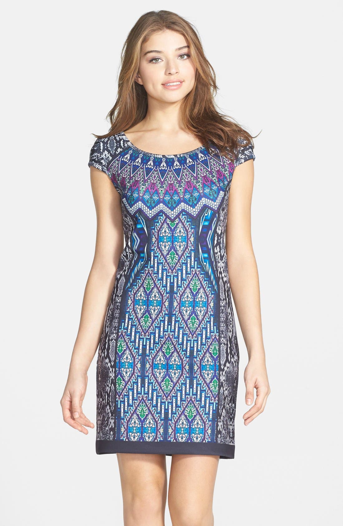 Laundry by Shelli Segal Print Neoprene Dress Nordstrom