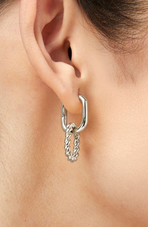 Ana Luisa Ash Double Hoop Earrings In Silver