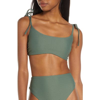 Chelsea28 Easy Retro Bikini Top, Green