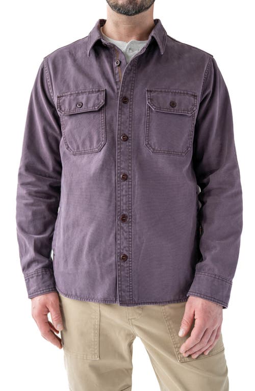 Devil-Dog Dungarees CPO Overdyed Canvas Jacket in Raisin