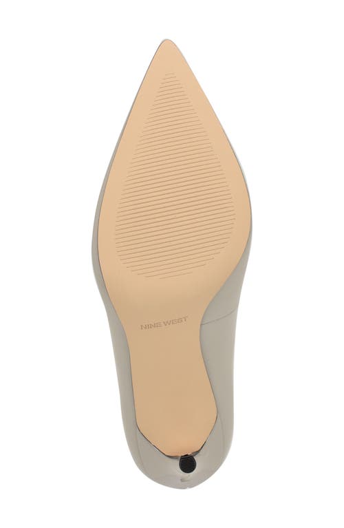 Shop Nine West Fresh Pointed Toe Pump In Light Grey