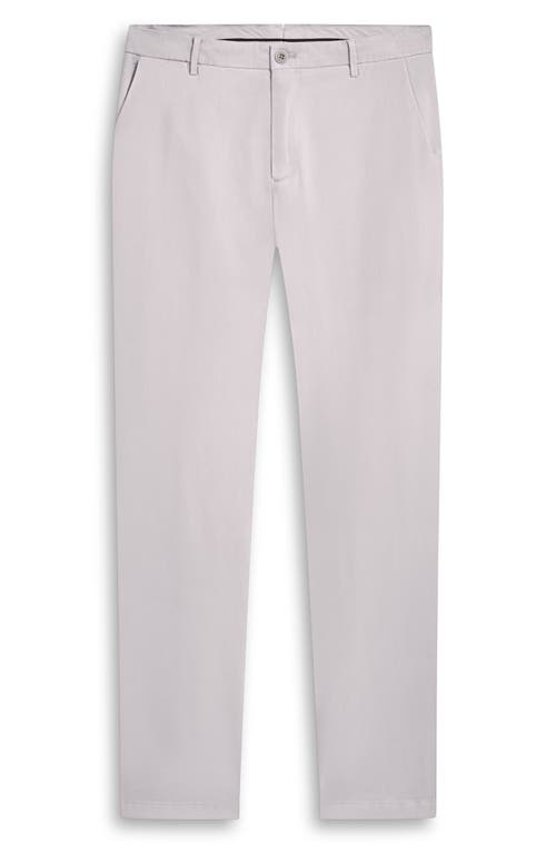 Shop Bugatchi Parker Stretch Chino Pants In Cement