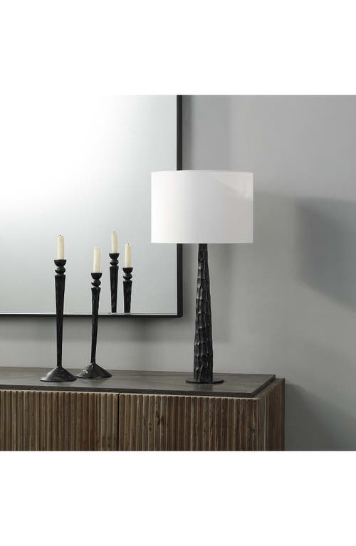 Renwil Citra Table Lamp In Black/light Grey