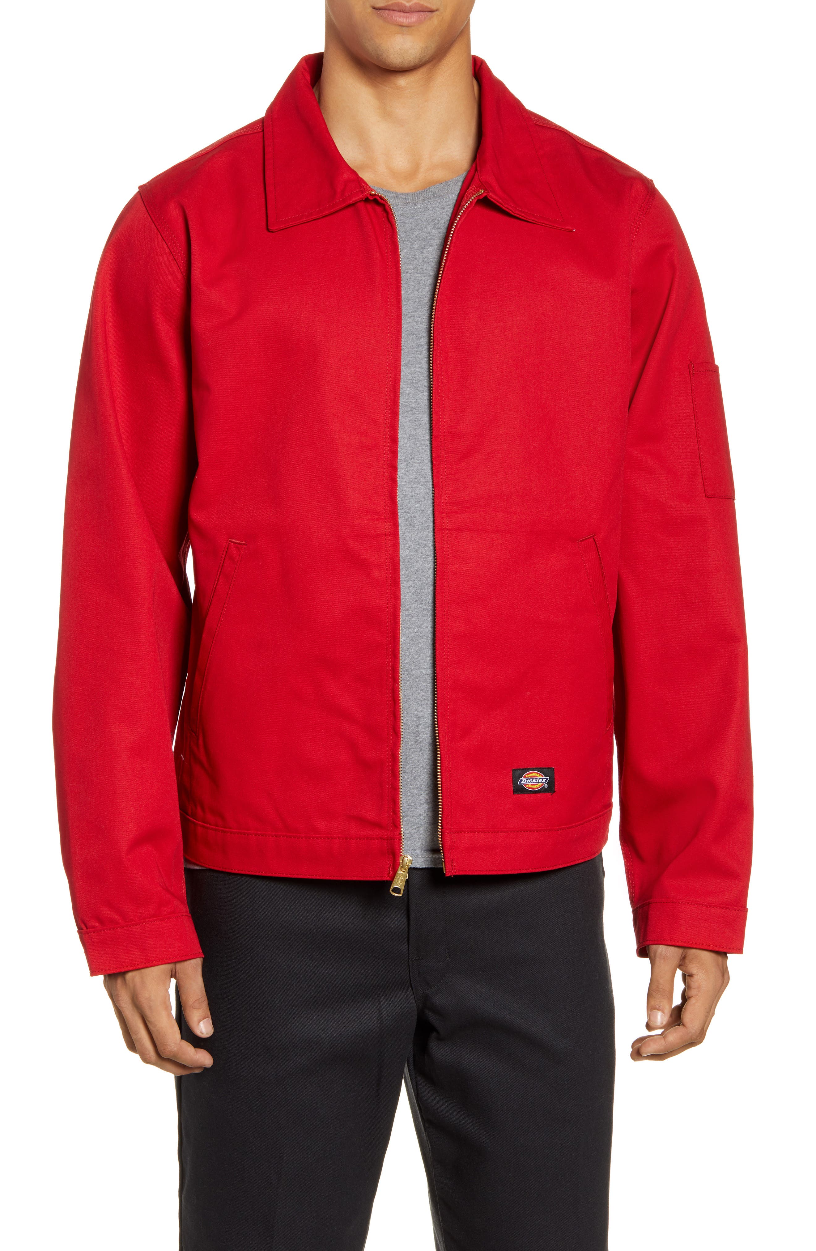dickies jacket red