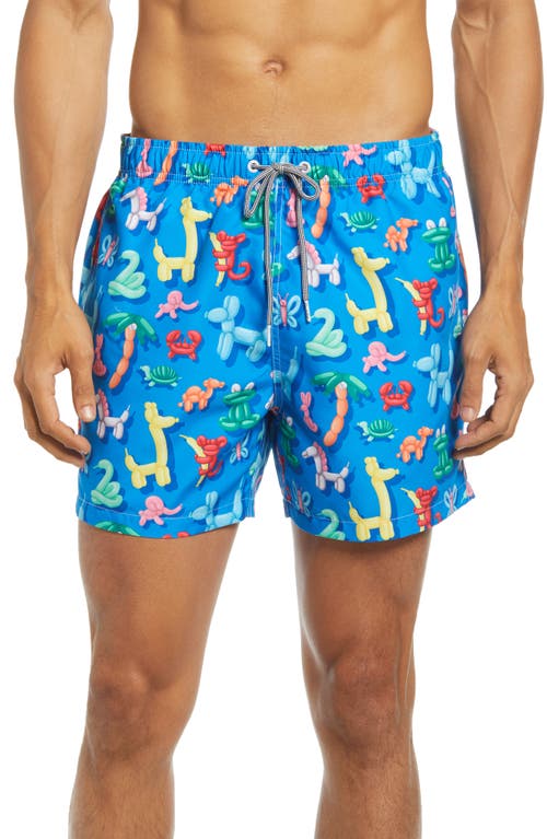 Boardies Balloon Animals Swim Trunks in Blue