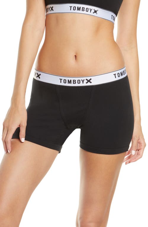 Tomboyx 4.5-inch Trunks In Black/white