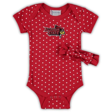 Infant St. Louis Cardinals Red/Navy/Pink Baseball Baby 3-Pack Bodysuit Set