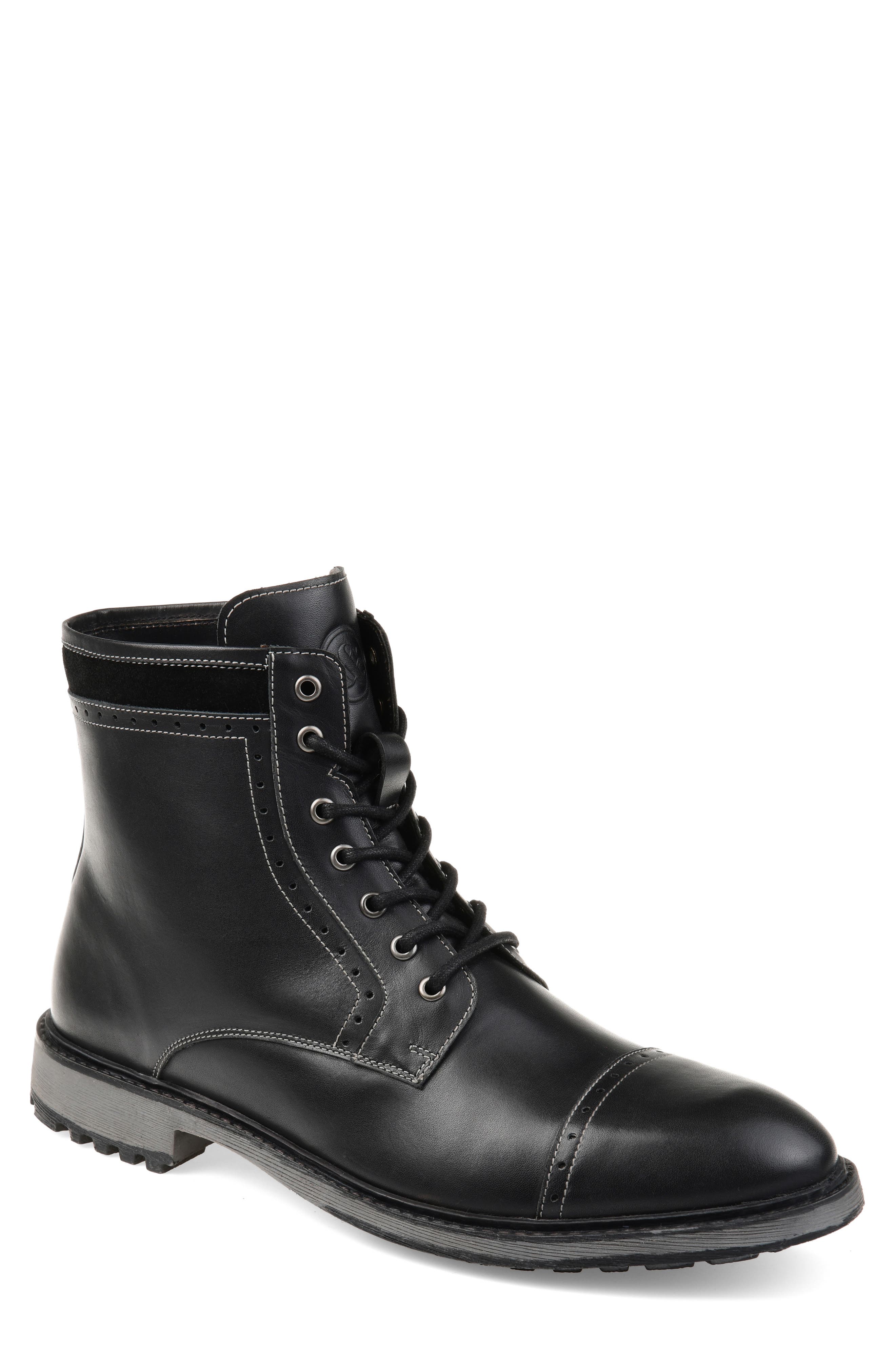 Thomas And Vine Briggs Lugged Cap Toe Boot