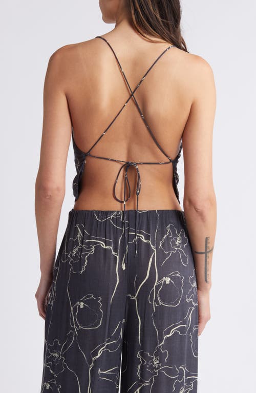 Faithfull the Brand Aureli Floral Camisole Calla Print/Charred Navy at Nordstrom,