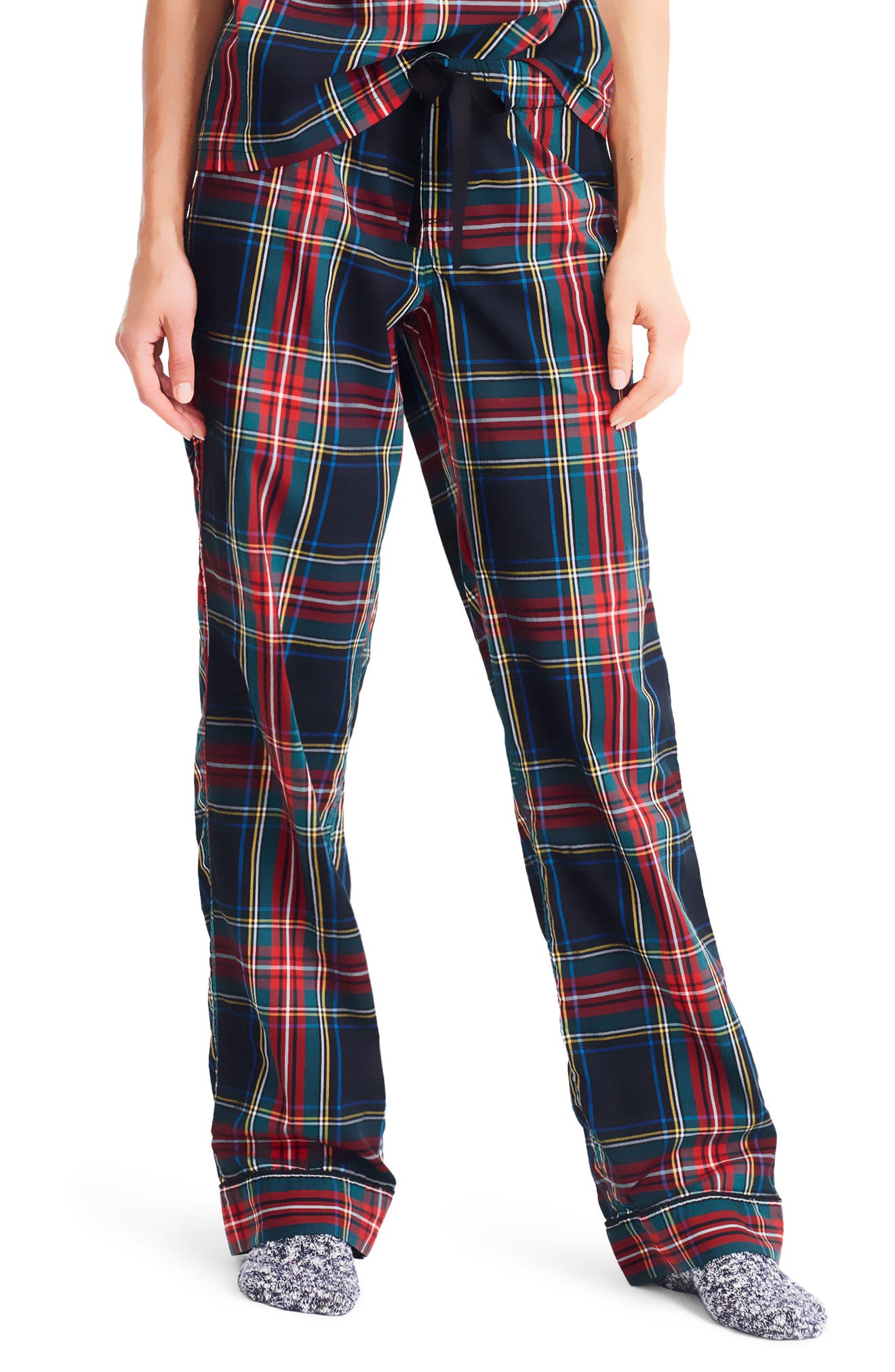 J.Crew Stewart Tartan Pajama Pants Nordstrom