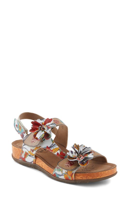 L'artiste By Spring Step Erica Floral Slingback Sandal In Multi