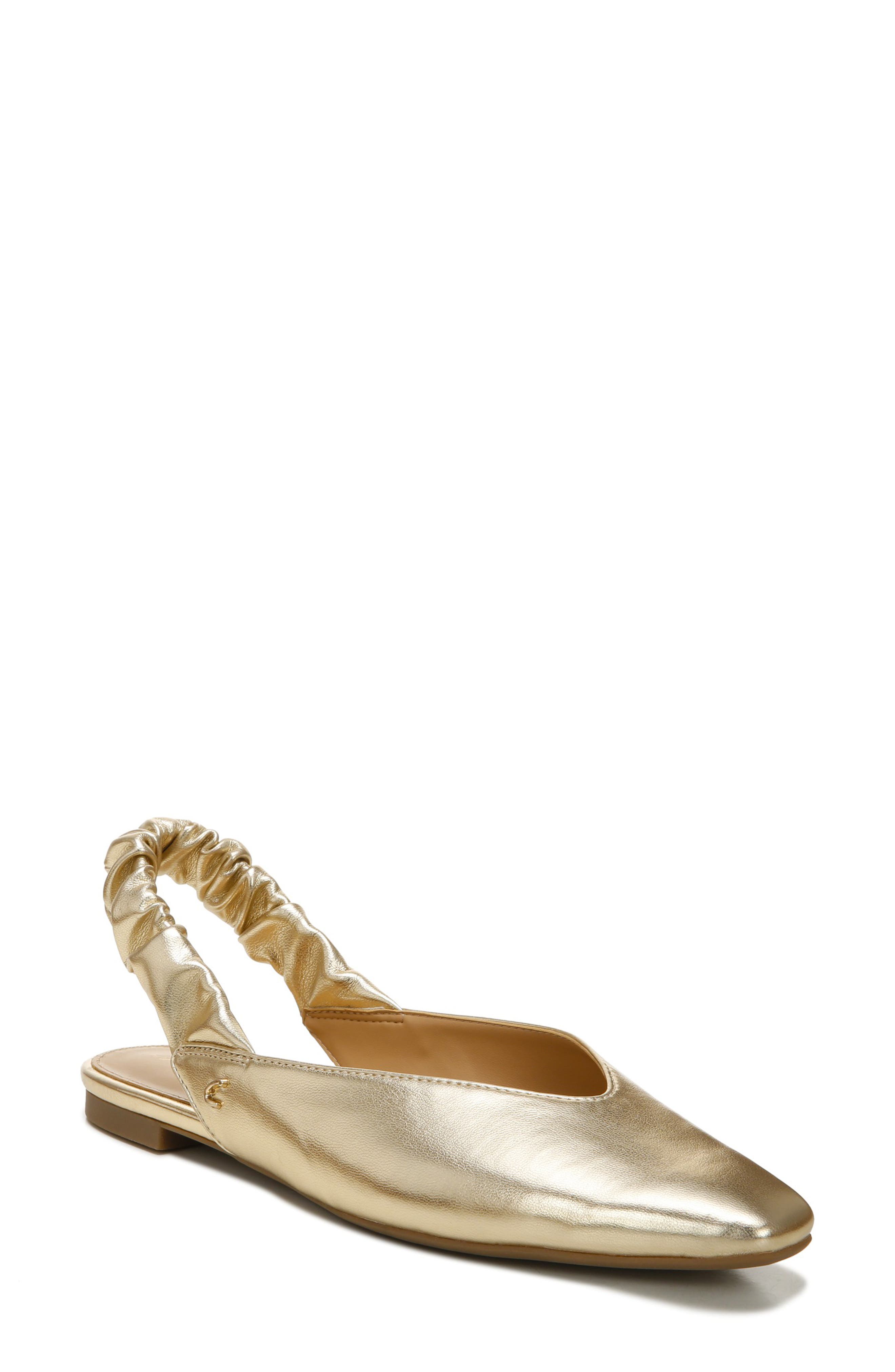 yellow gold flats