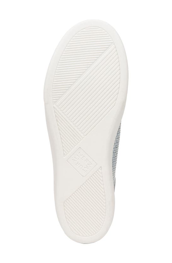Naturalizer Morrison 2.0 Sneaker In Metallic Blue Woven Leather