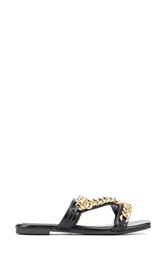 Fashion To Figure Maeve Slide Sandal In Black