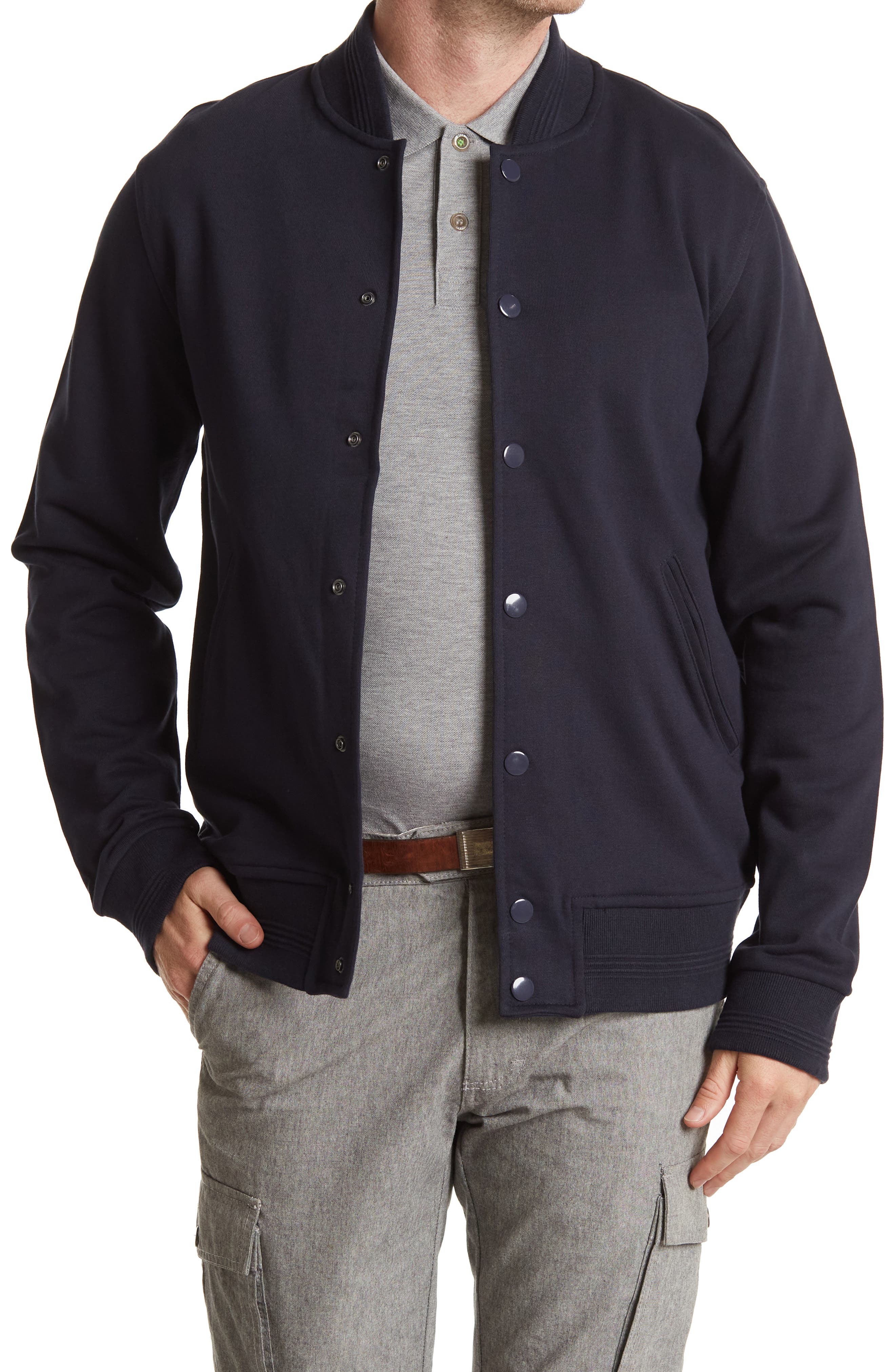 french terry bomber jacket