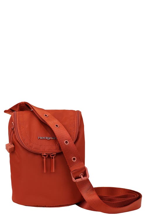 Hedgren Piper Water Repellent Recycled Polyester Crossbody in Sienna
