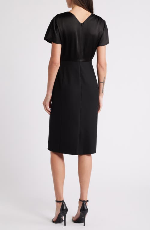 HUGO BOSS BOSS DIJETA MIXED MEDIA DRESS