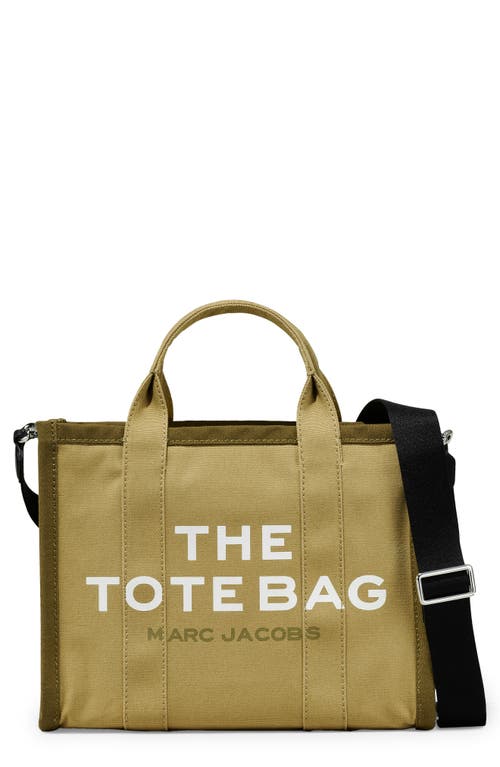Marc Jacobs The Small Traveler Canvas Tote in Slate Green Multi