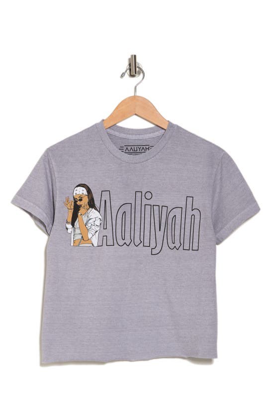 Shop Philcos Aaliyah Graphic T-shirt In Grey