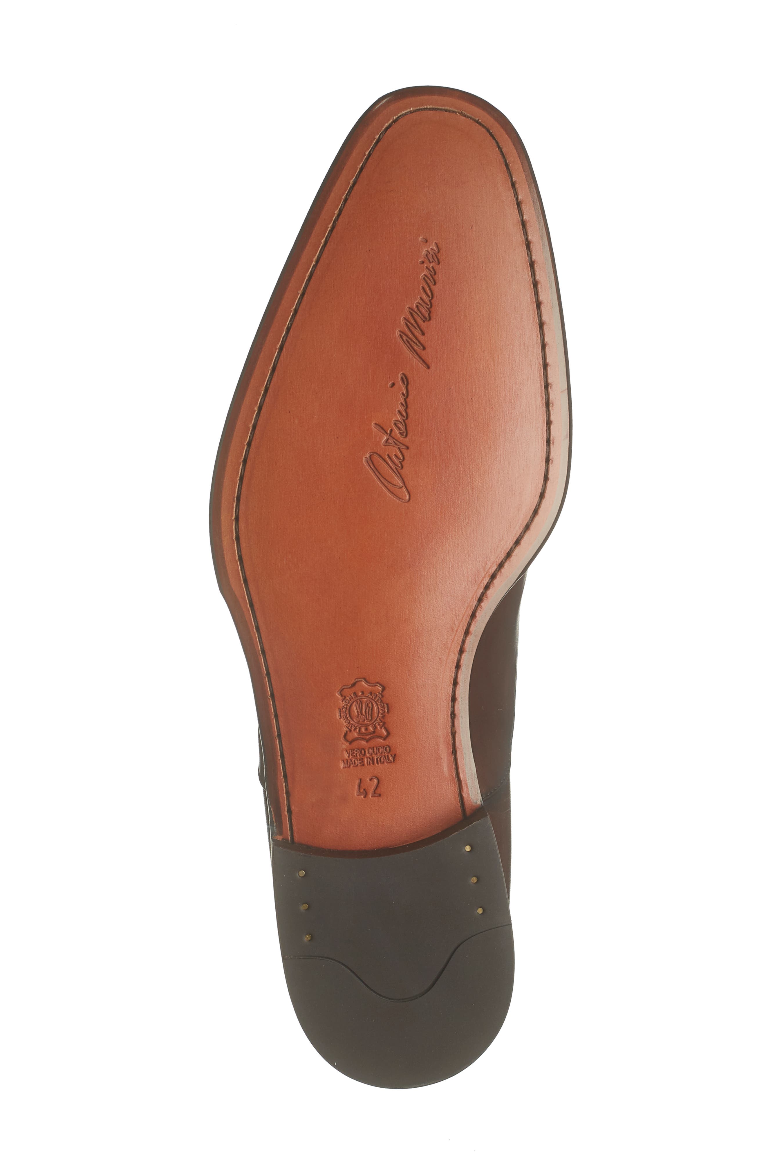 ANTONIO MAURIZI Leather Cap Toe Oxford 