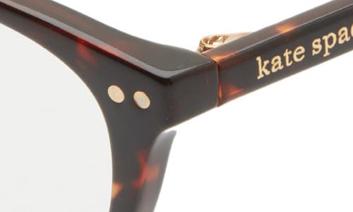 Shop Kate Spade New York Roanne 54mm Blue Light Blocking Reading Glasses In Havana/clear