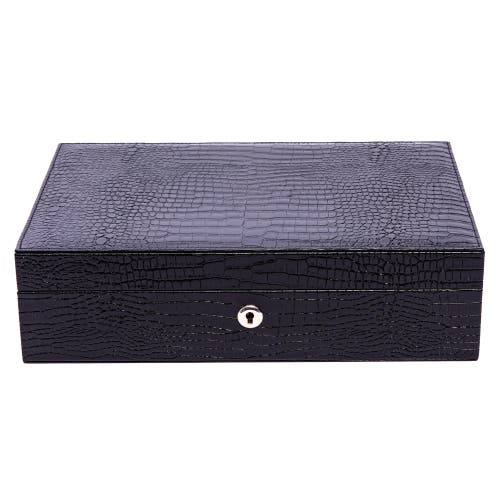 Shop Rapport London Brompton Ten Watch Box In Black