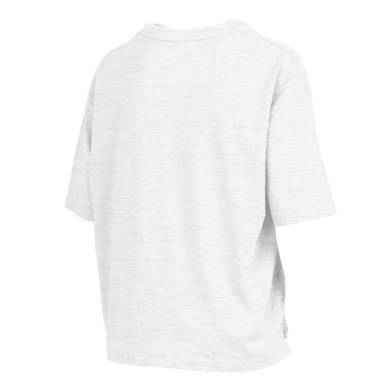 Shop Pressbox White Alabama Crimson Tide Motley Crew Chain Stitch Slub Waist Length Boxy T-shirt