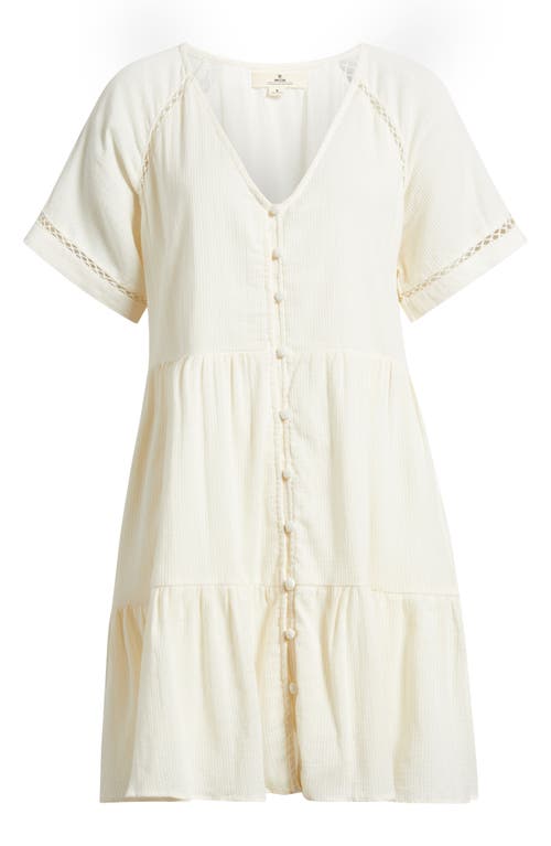 Rip Curl Desert Dreams Free Button Front Dress In Off White