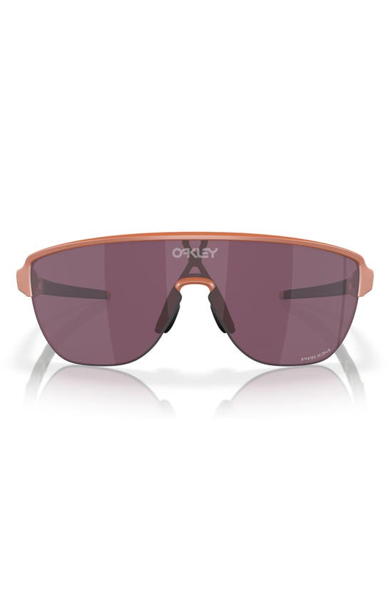 Shop Oakley Corridor 42mm Prizm™ Irregular Sunglasses In Matte Black/matte Ginger