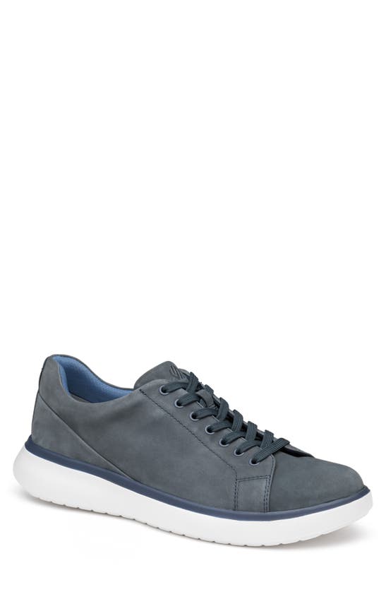 Shop Johnston & Murphy Oasis Lace-to-toe Sneaker In Navy Nubuck