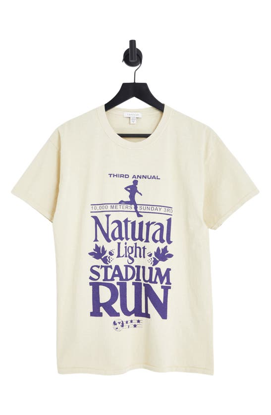 TOPSHOP NATURAL LIGHT STADIUM RUN T-SHIRT