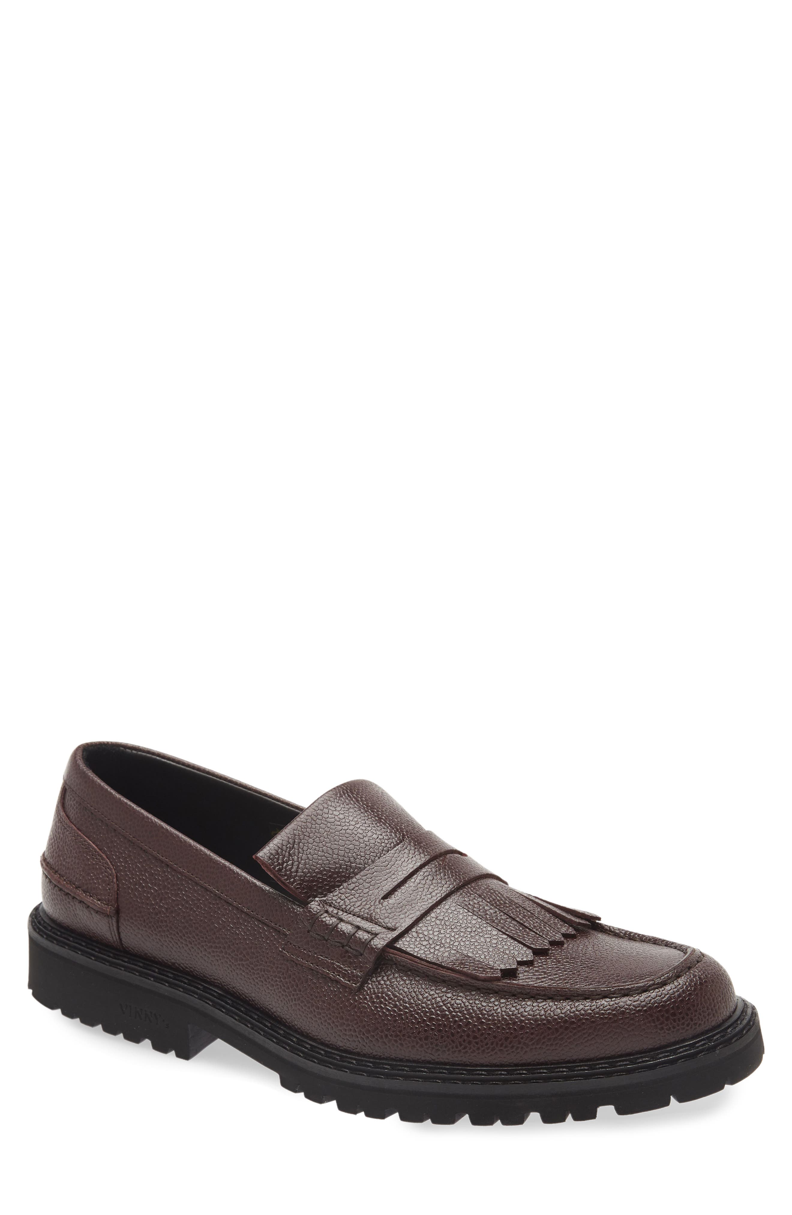 VINNY'S(ヴィニーズ) 「kilty」leather loafers 買い純正品 メンズ