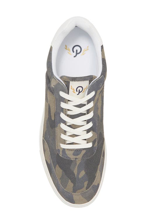 Official Program Clean Cupsole Camo Sneaker In Camo/white