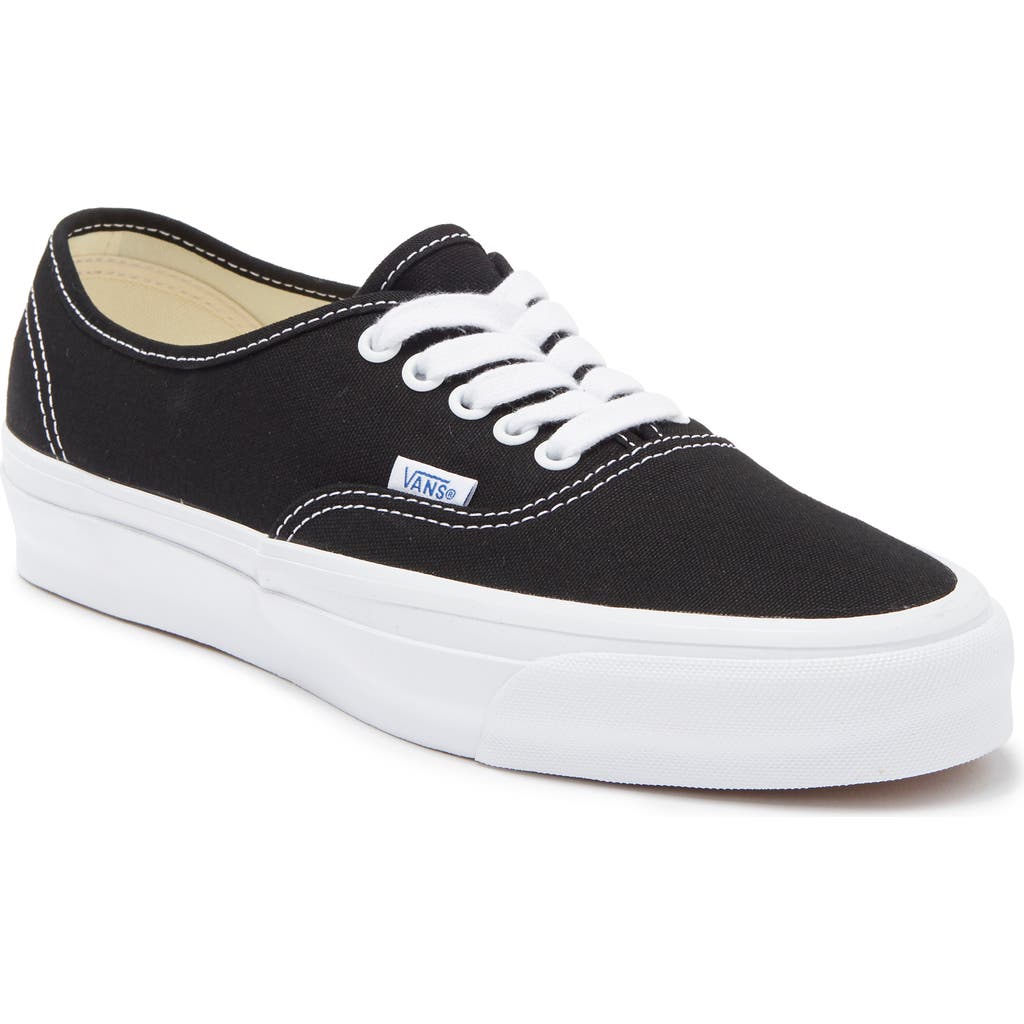 Vans Lx Authentic Reissue 44 Canvas Low-top Sneakers In Lx Black/white