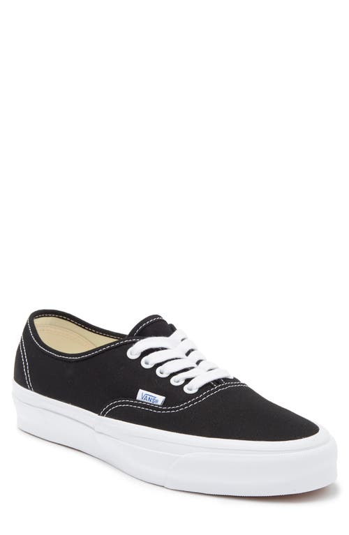 Vans Premium Authentic Reissue Sneaker Black/White at Nordstrom,