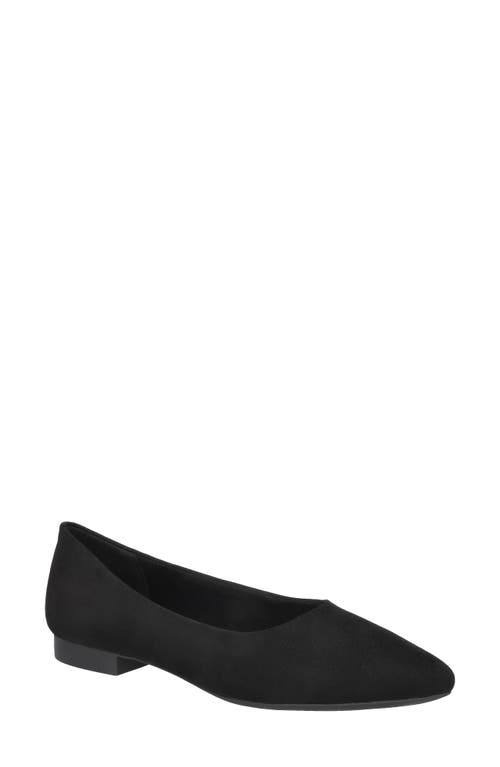 Bella Vita Mireya Pointed Toe Flat Black Suede at Nordstrom,