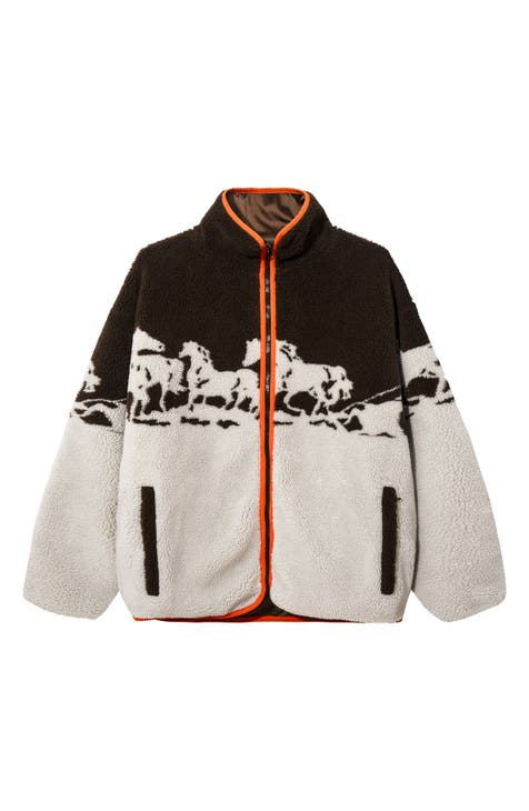 PUMA Mens P.A.M. X Polarfleece Jacket Athletic Outerwear Casual