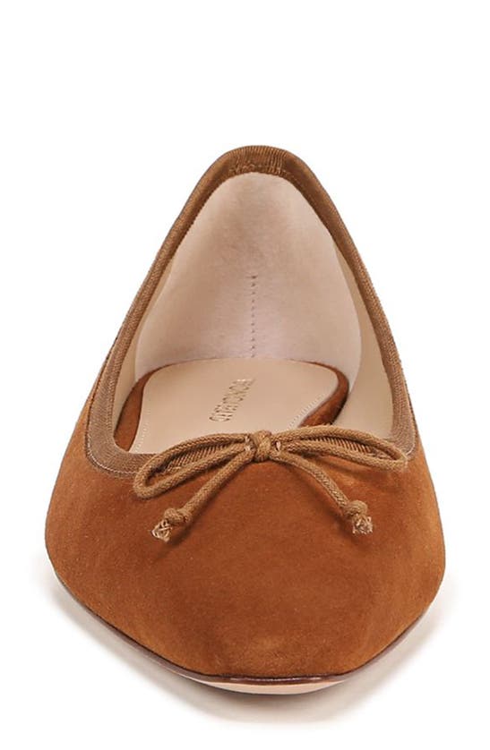 Shop Veronica Beard Catherine Ballet Flat In Caramel