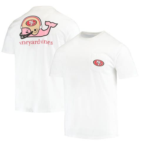 Men's Vineyard Vines White Pittsburgh Steelers Big & Tall Helmet T