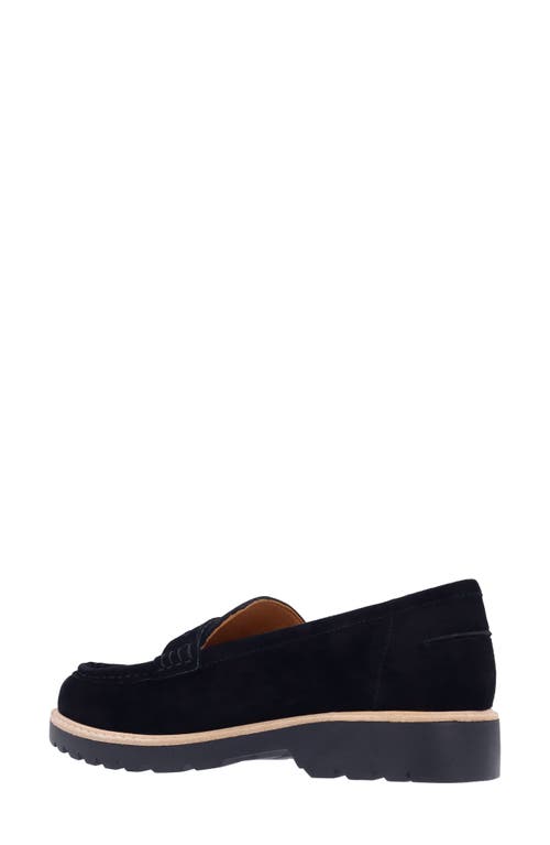 L'amour Des Pieds Yolandi Penny Loafer In Black