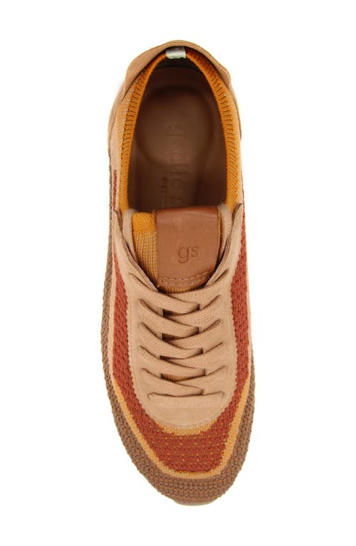 Shop Gentle Souls By Kenneth Cole Juno Knit Sneaker In Brown Multi Knit