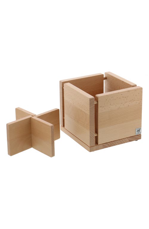 Shop Zwilling Beechwood Kitchen Utensil Organizer In Natural Beechwood