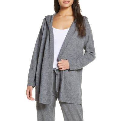 The White Company Hooded Cardigan, Grey