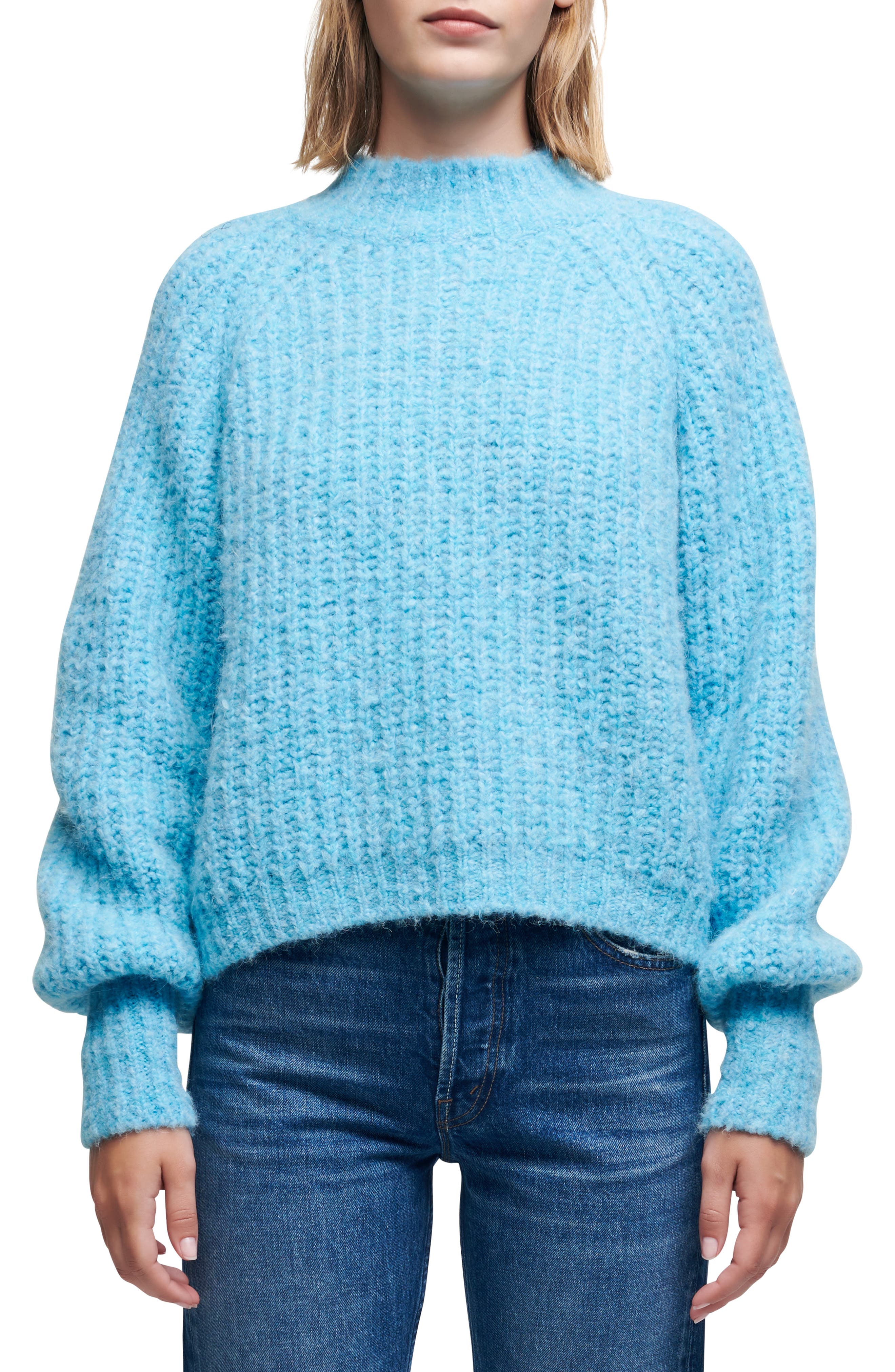 shaker stitch sweater