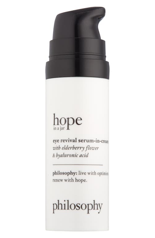hope in a jar eye revival serum-in-cream