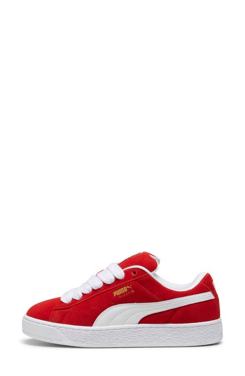 Shop Puma Suede Xl Sneaker In For All Time Red- White