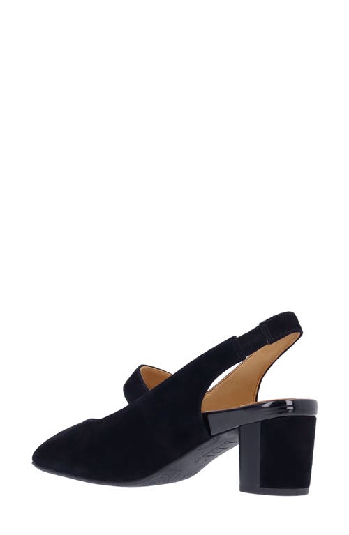 L'amour Des Pieds Merryn Slingback Mary Jane Sandal In Black