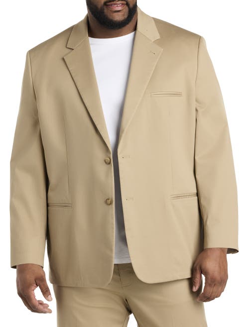 Shop Oak Hill By Dxl Tech Sport Coat In Vintage Khaki