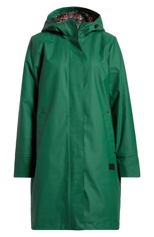 Shop Pendleton Victoria Hooded Raincoat In Hunter