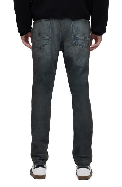 Hudson Jeans Zack Skinny Fit Jeans In Coated Charcoal